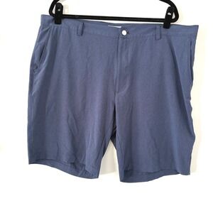 Peter Millar Mens Size 42‎ Blue Golf Shorts Lightweight Comfort Zip Pocket